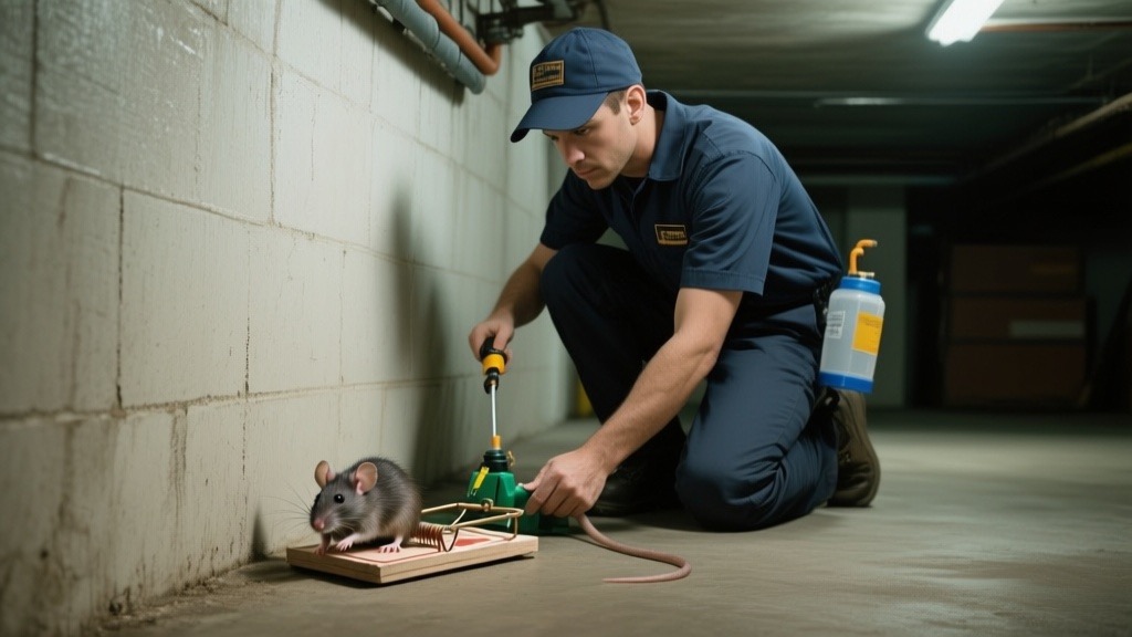 Pest-control service work for a West Chester area property